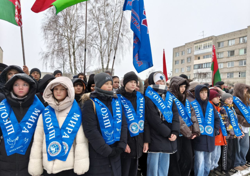 В Речице состоялось открытие памятного знака «Землякам-пограничникам» в честь всех воинов-пограничников родом из Речицкого района