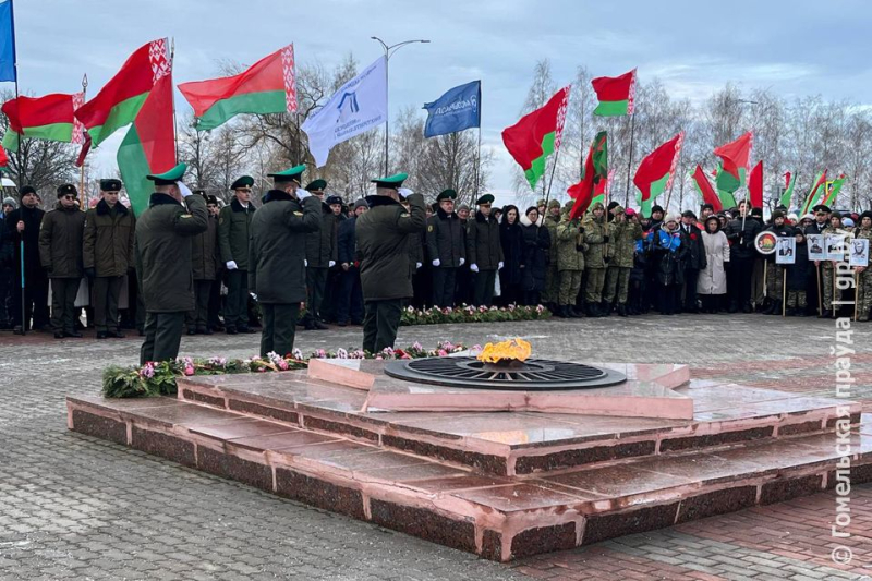 В Мозыре отметили годовщину освобождения города от немецко-фашистских захватчиков